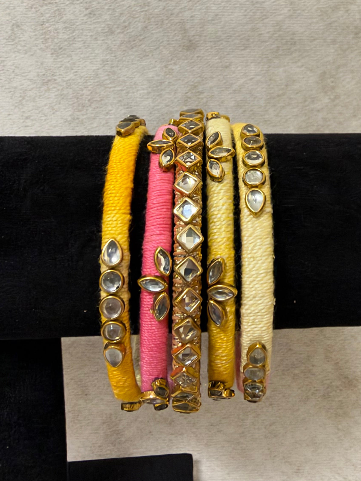 Rangoli Handmade Threaded Bangles