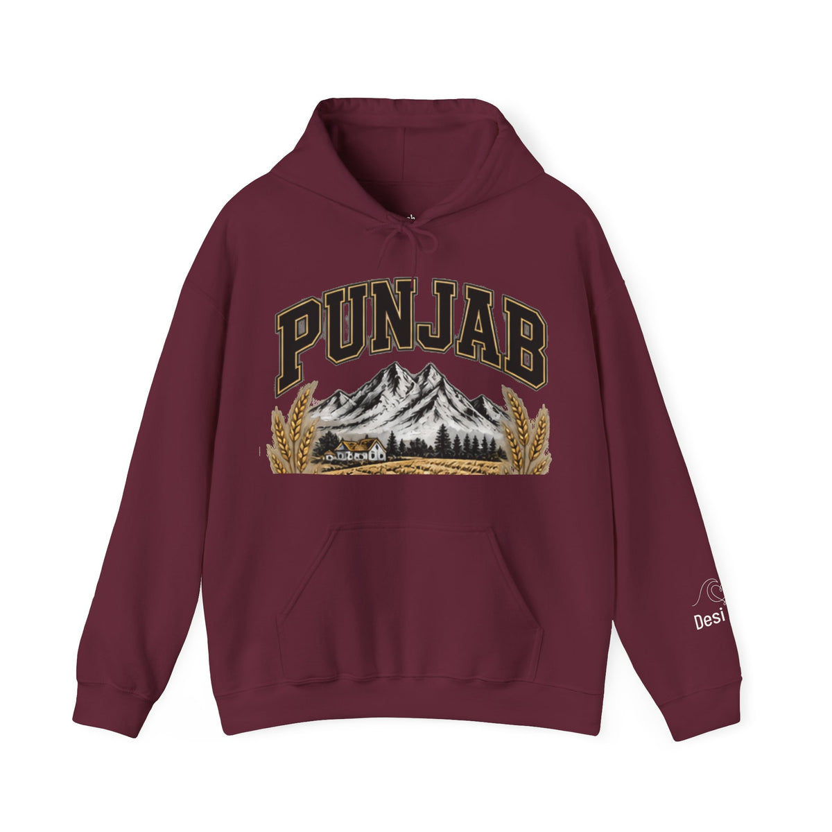 Punjab Mountain Vintage Hoodie